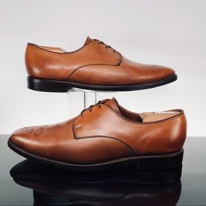 Allen Edmonds Flatiron Walnut Derby Shoes Size 9D